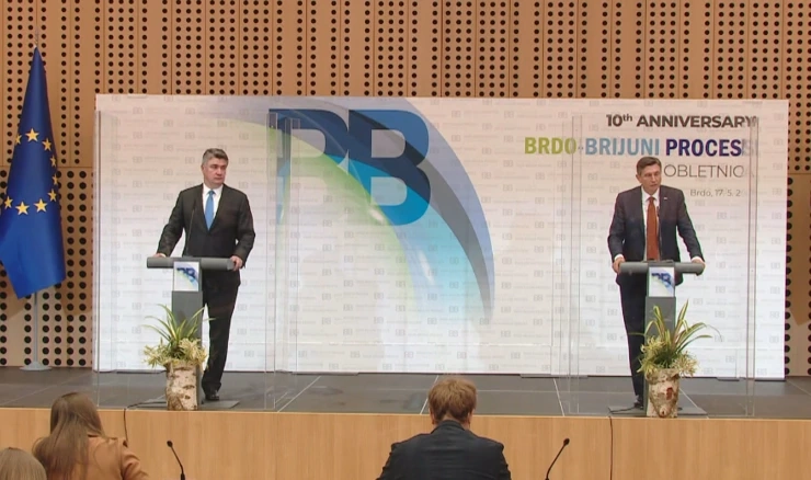 Zoran Milanović i Borut Pahor