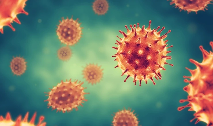 Koronavirus - ilustracija