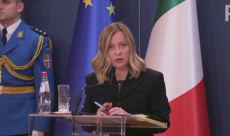 Giorgia Meloni u Beogradu izrazila potporu Srbiji 