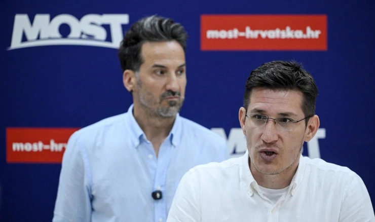 Saborski zastupnici Mosta Zvonimir Troskot i Marin Miletić
