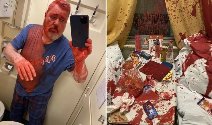 Liberalni list Novaja Gazeta objavio je u četvrtak fotografiju svog glavnog urednika.