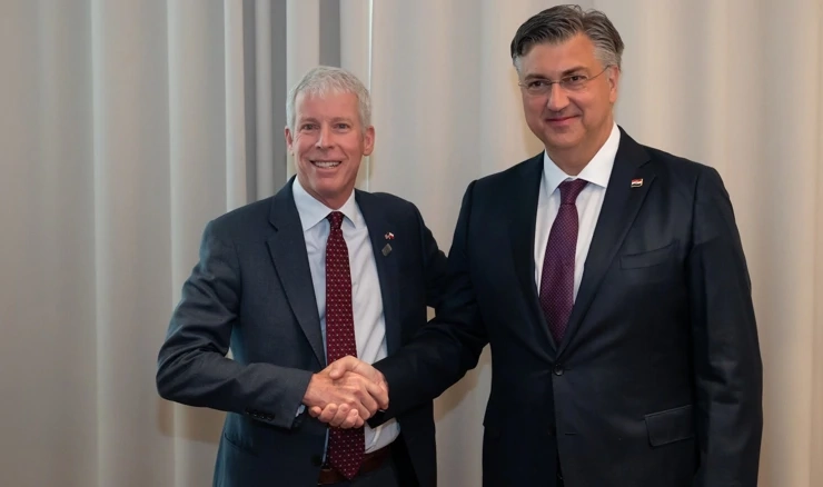 Andrej Plenković i Chris Wright