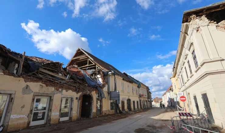 Potres kod Petrinje, arhivska fotografija 