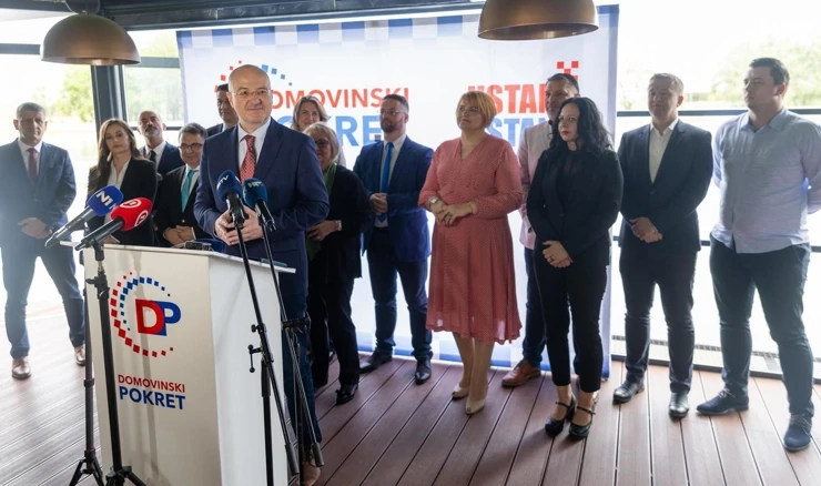 Predstavljanje liste kandidata Domovinskog pokreta i koalicijskih partnera za IV. izbornu jedinicu 