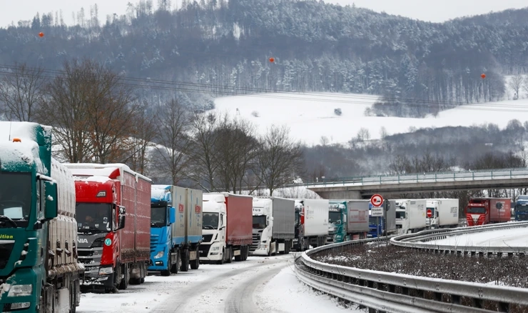 Snježna oluja u Njemačkoj
