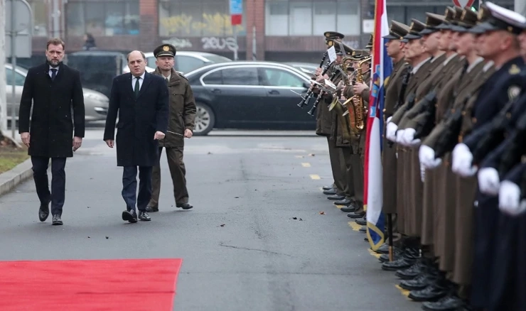 Zagreb: Ministar Banožić primio ministra obrane Velike Britanije i Sjeverne Irske