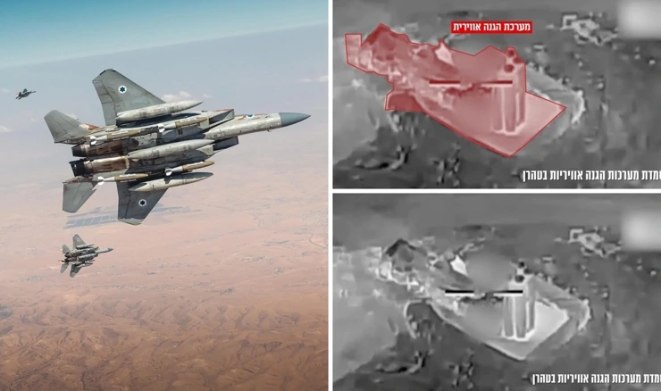Izraelski F-15I / Napadi na iranske PZO sustave