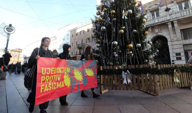 Rijeka: Prosvjedni marš Ujedinjeni protiv fašizma 
