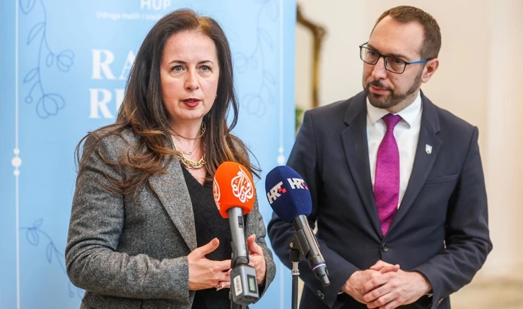 Irena Weber i Tomislav Tomašević
