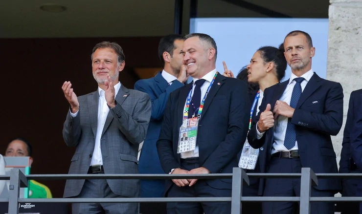 Jandroković na utakmici Španjolska-Hrvatska