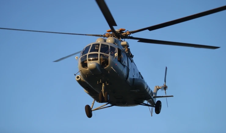 Vojni helikopter, arhivska fotografija