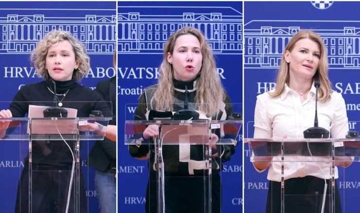 Ivana Kekik, Marija Selak Raspudić. Sabina Glasovac