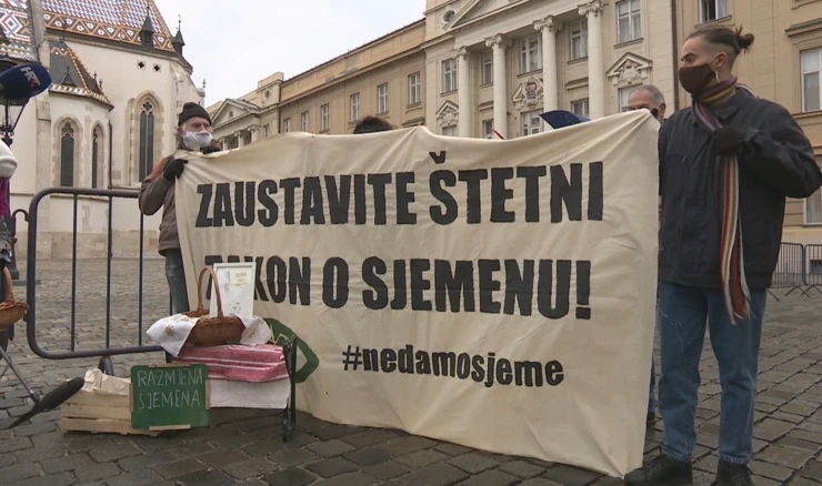 Prosvjed "Sjeme je naše ljudsko pravo"