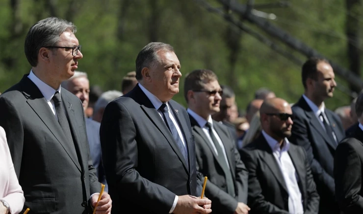 Aleksandar Vučić i Milorad Dodik