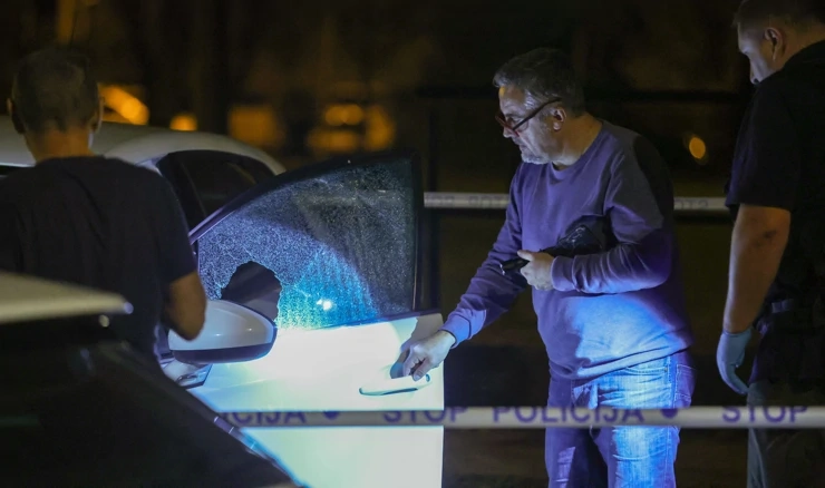 Policijski očevid na Knežiji