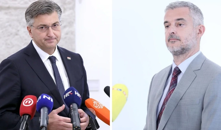 Nino Raspudić i Andrej Plenković