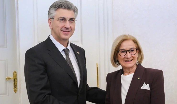 Andrej Plenković i Johanna Mikl-Leitner 