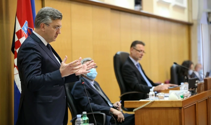 Andrej Plenković u Saboru