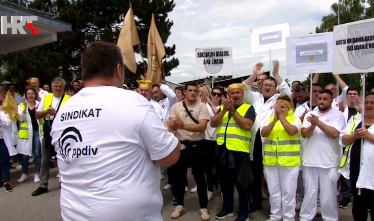 Sindikat PPDIV: U štrajku je svaki dan 570 radnika, ljudi ne mogu do vode i hrane