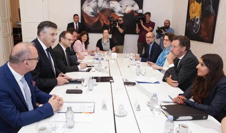 Andrej Plenković sastao se s Ulrikom Vestergaardom Knudsenom