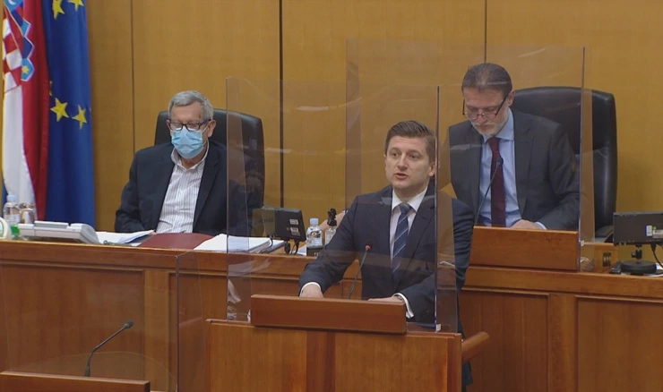 Zdravko Marić u Saboru