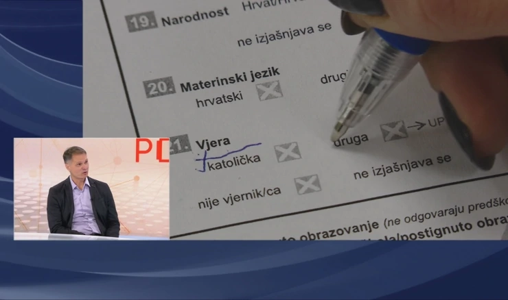 Damir Plesac, koordinator za popis stanovništva iz Državnog zavoda za statistiku