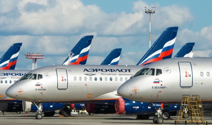 Aeroflotov civilni zrakoplov Sukhoi Superjet 100 