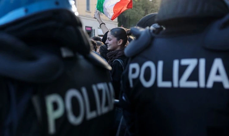 Prosvjed u Italiji, arhivska fotografija