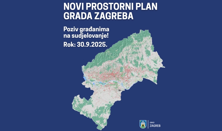 Grad Zagreb pokreće izradu novog Prostornog plana