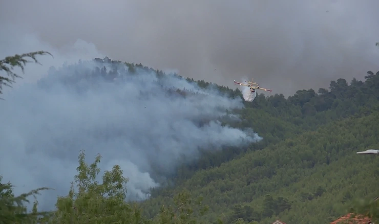 Borba s vatrenom stihijom na Korčul