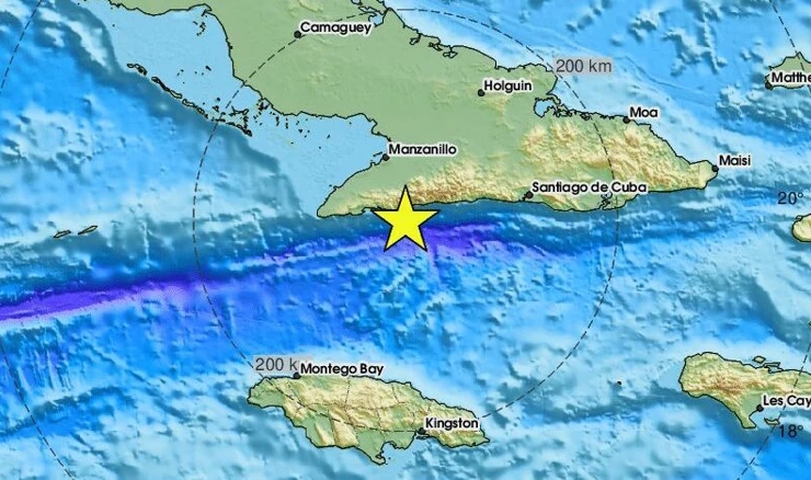 Potres magnitude 6,8 na Kubi