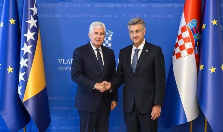 Andrej Plenković i Dragan Čović