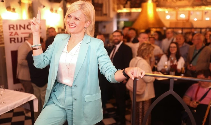 Doček izbornih rezultata u stožeru Ive Rinčić 