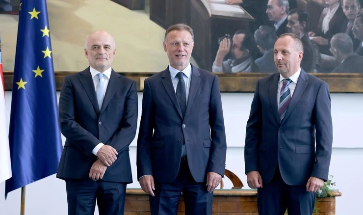 Darko Milković, Gordan Jandroković i Igor Periša