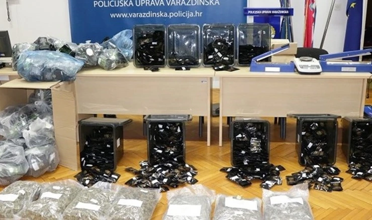 U trgovini u Varaždinu zaplijenjeno 14,3 kilograma droge