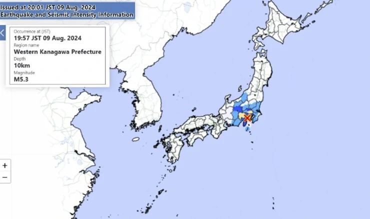 Potres magnitude 5,3 stupnjeva pogodio Tokio nakon upozorenja