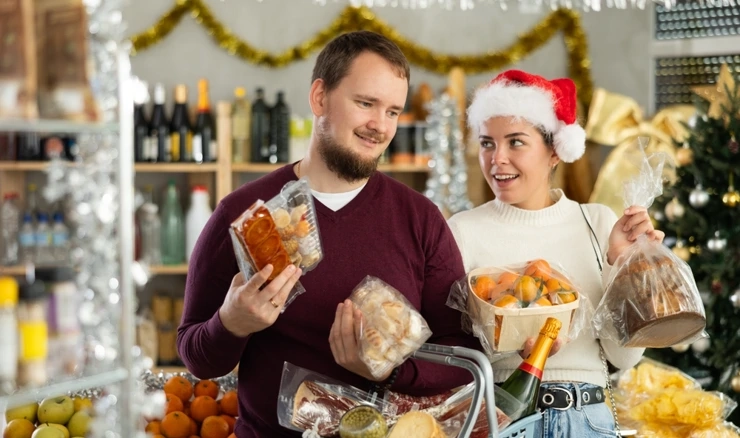 Blagdanska košarica za četveročlanu obitelj nikad skuplja