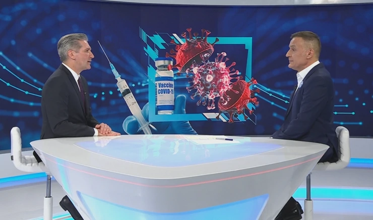 Ravnatelj KB Dubrava Ivica Lukšić u središnjem Dnevniku