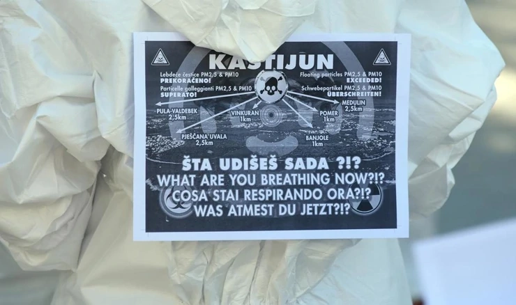  Pula: Prosvjed protiv odlagališta otpada Kaštijun 