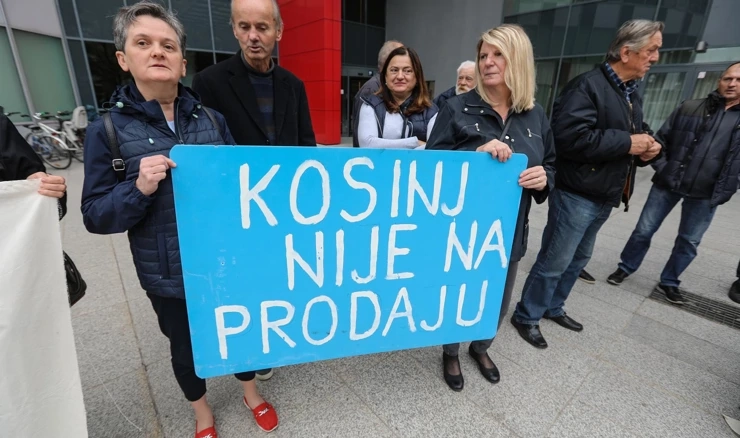 Kosinjani ponovno prosvjedovali protiv izgradnje hidroelektrane