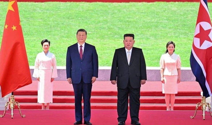 Xi Jinping i Kim Jong Un