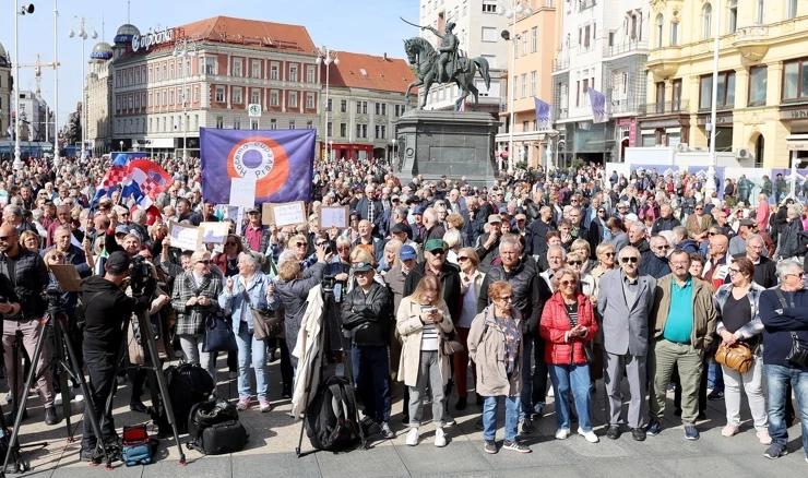 Prosvjed umirovljenika 1. listopada