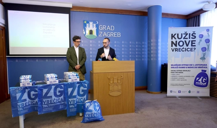  Zagreb: Gradonačelnik Tomašević predstavio novi sustav naplate odvoza otpada