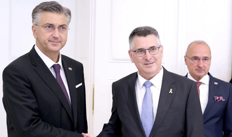 Plenković primio ministra vanjskih poslova Države Izrael Gideona Moshea Sa'ara