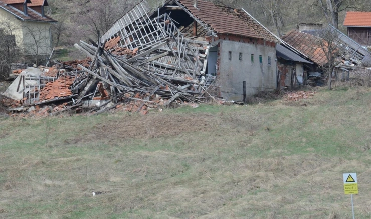 Klizište u Hrvatskoj Kostajnici