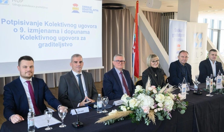 Izmjenama Kolektivnog ugovora za graditeljstvo osnovne plaće rastu 10 posto