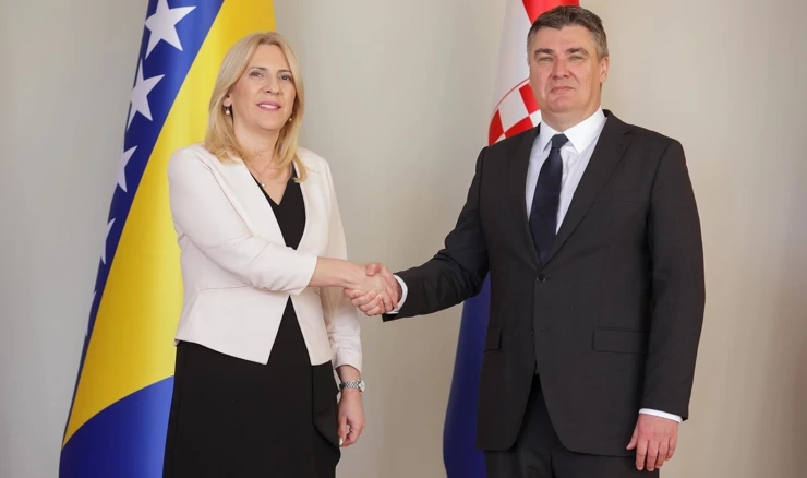 Željka Cvijanović i Zoran Milanović