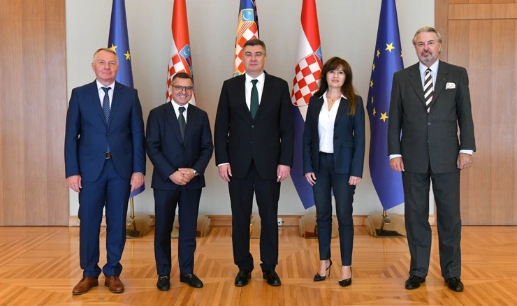 Milanović primio predstavnike Udruženja stranih ulagača u Hrvatskoj