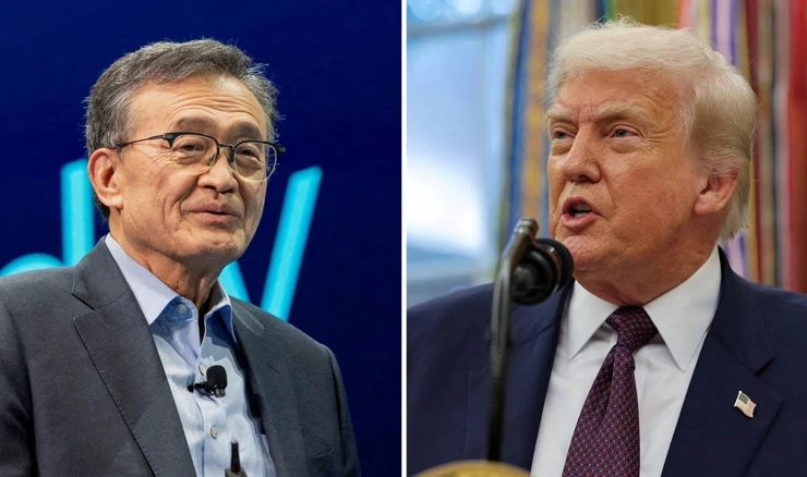 Lip-Bu Tan / Donald Trump