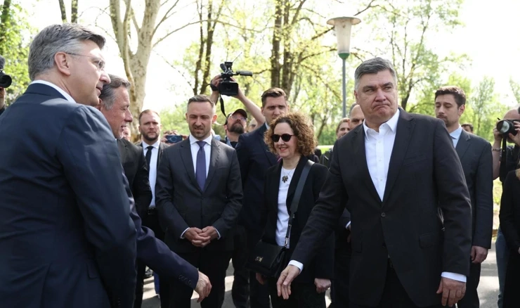 Andrej Plenković i Zoran Milanović